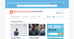 Desktop Screenshot of managementconsultingconnection.com